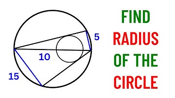 Find the radius of the circle | Math Olympiad | Important Geometry Skills Explained