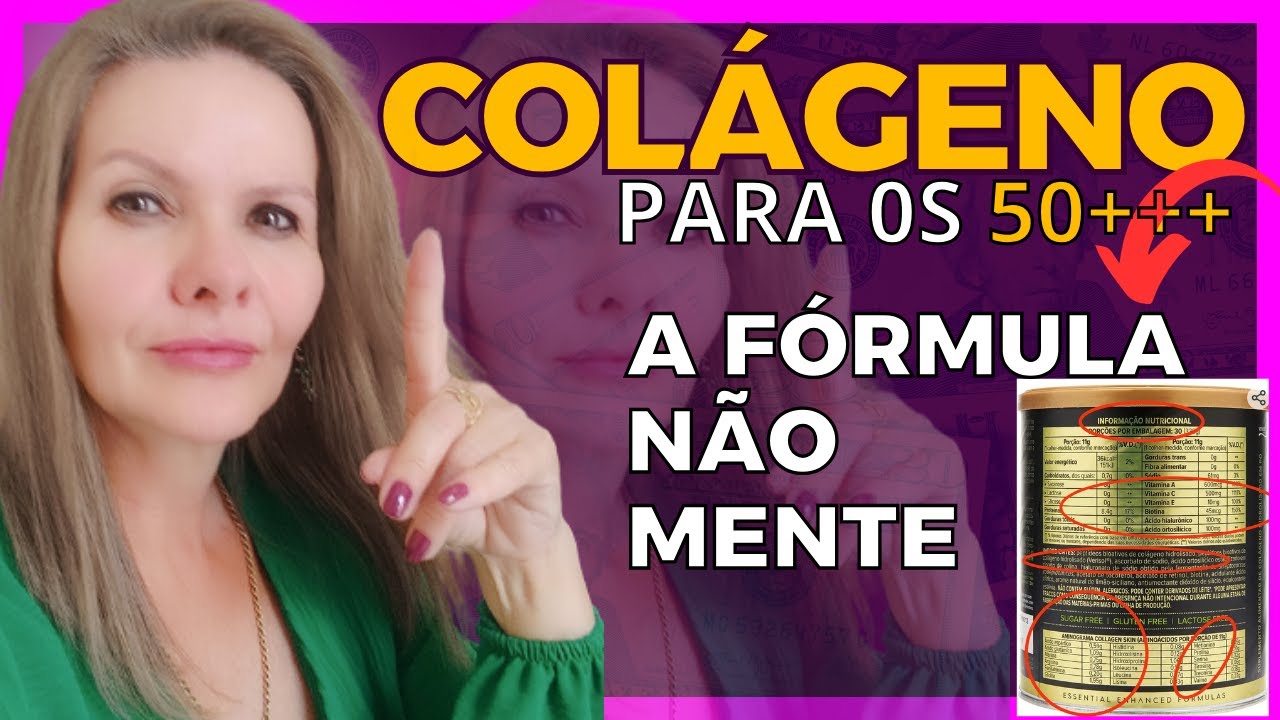 Qual o melhor COLÁGENO depois dos 50 ANOS ? Não se deixe enganar ...