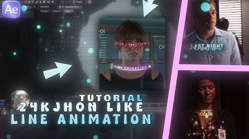 @24KJHONEDITZ  Like Line Animation Tutorial |  Easy After Effects Tutorial