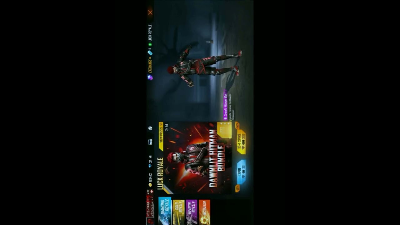 free fire diamond royal spin magic cube 