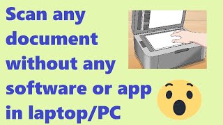 how to scan document without any software in laptop/PC | scan any document using ms office in pc screenshot 5