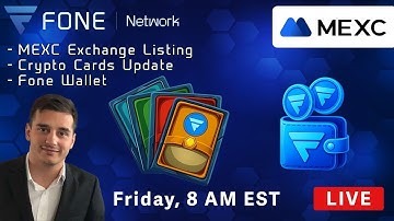 Fone Network Crypto Cards Update, Fone Wallet, and MEXC Update