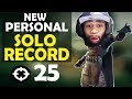 25 KILL SOLO | INTENSE & CRAZY FIGHTS | MY NEW RECORD - FUNNY GAME - (Fortnite Battle Royale)
