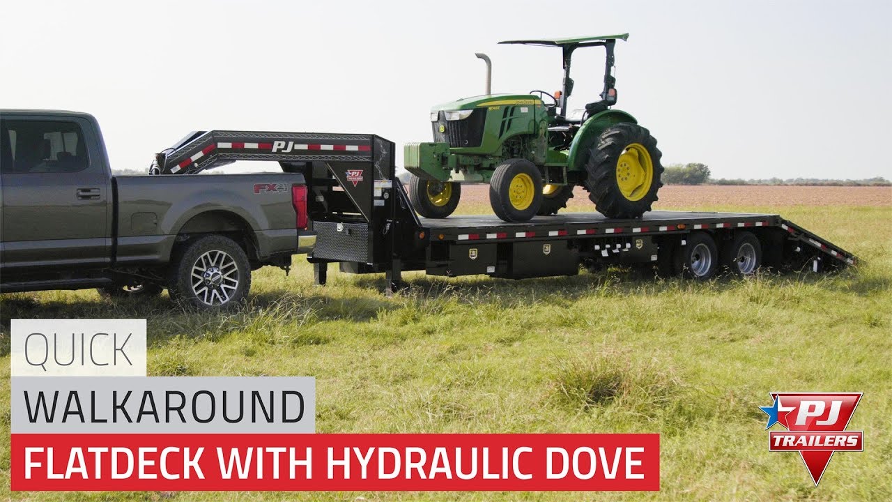 Flatdeck with Hydraulic Dove (FY) Quick Walkaround - YouTube