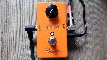 MXR Phase 90 Script Logo demo 100% audio no talks