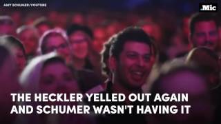 Amy Schumer Shut Down A Sexist Heckler And Kicked Him Out Of Her Show