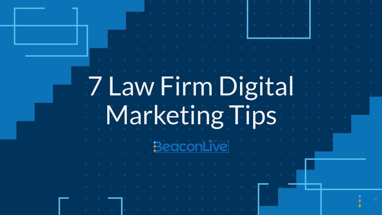 7 Law Firm Digital Marketing Tips - YouTube