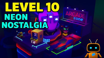 LEVEL 10 - NEON NOSTALGIA | Tiny Robots: Portal Escape | Walkthrough, Gameplay, No Commentary