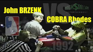 Cobra Rhodes cracks John Brzenk's wrist!