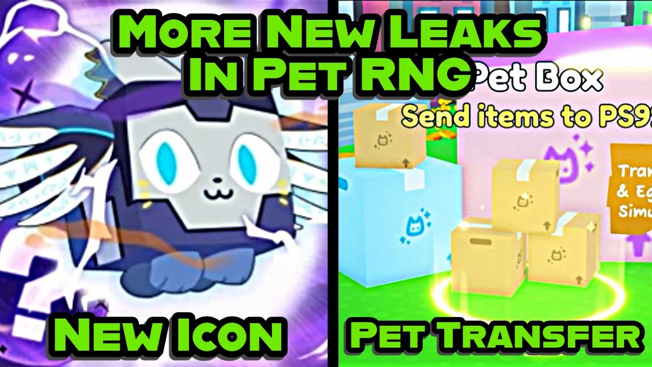 😱 PET TRANSFER, PET RNG GAME ICON, AND MORE - NEW LEAKS IN PET ...