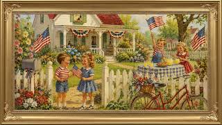Vintage American Family Celebration | 2 Hours No Music | TV Art Screensaver screenshot 2