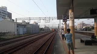 2020年11月4日 7201次貨物列車岡山進站停車