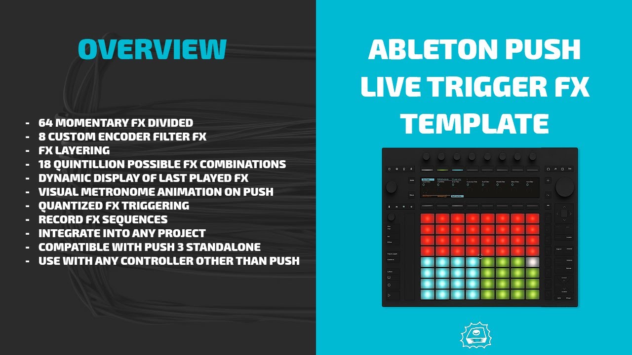 Ableton PUSH Live Trigger FX Template | Demo & Overview - YouTube