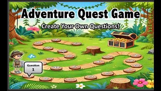 Fun Educational PowerPoint Board Game Template for Kids