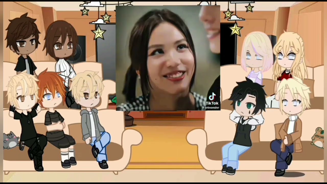 AFTG react to Nicky as Peach •||• ВРИ реакция на Никки как Пич •||•  1/3