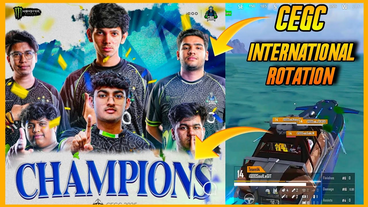 iQOOsoul Champions sky eSports CEGC | Nakul international rotation in CEGC grand finals |all shock 😲