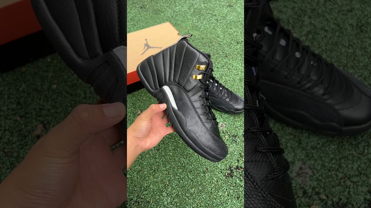 Size: 40-47.5, AIR JORDAN 12 RETRO The Master AJ12 Black Gold Button 130690-153265-013