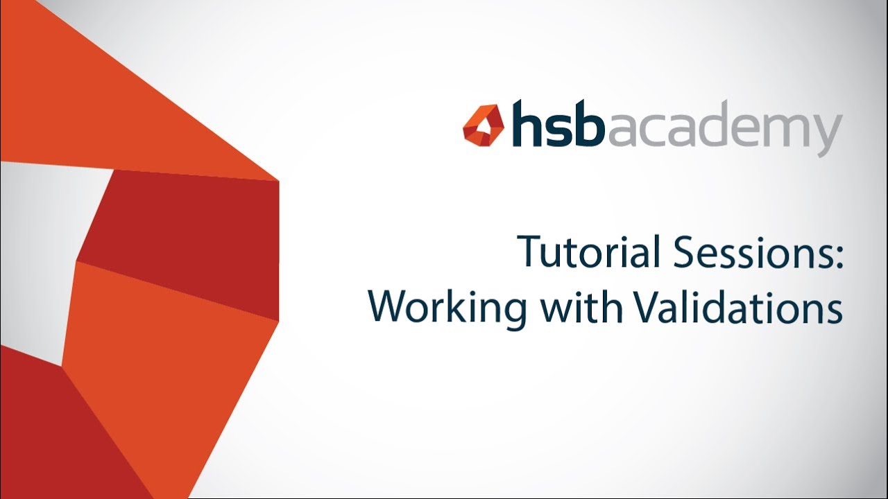 hsbStickFrame: Working with Validations