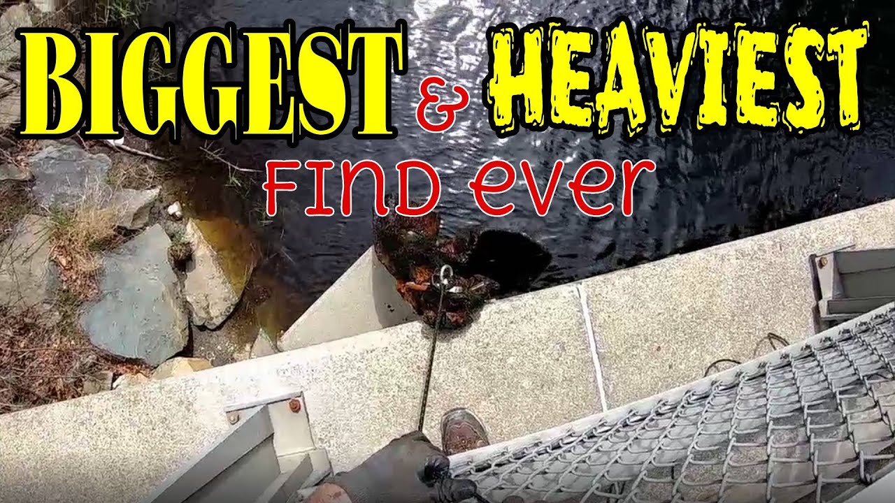 Multiple big finds while Magnet Fishing! the Rogue Beast magnet is working hard today!