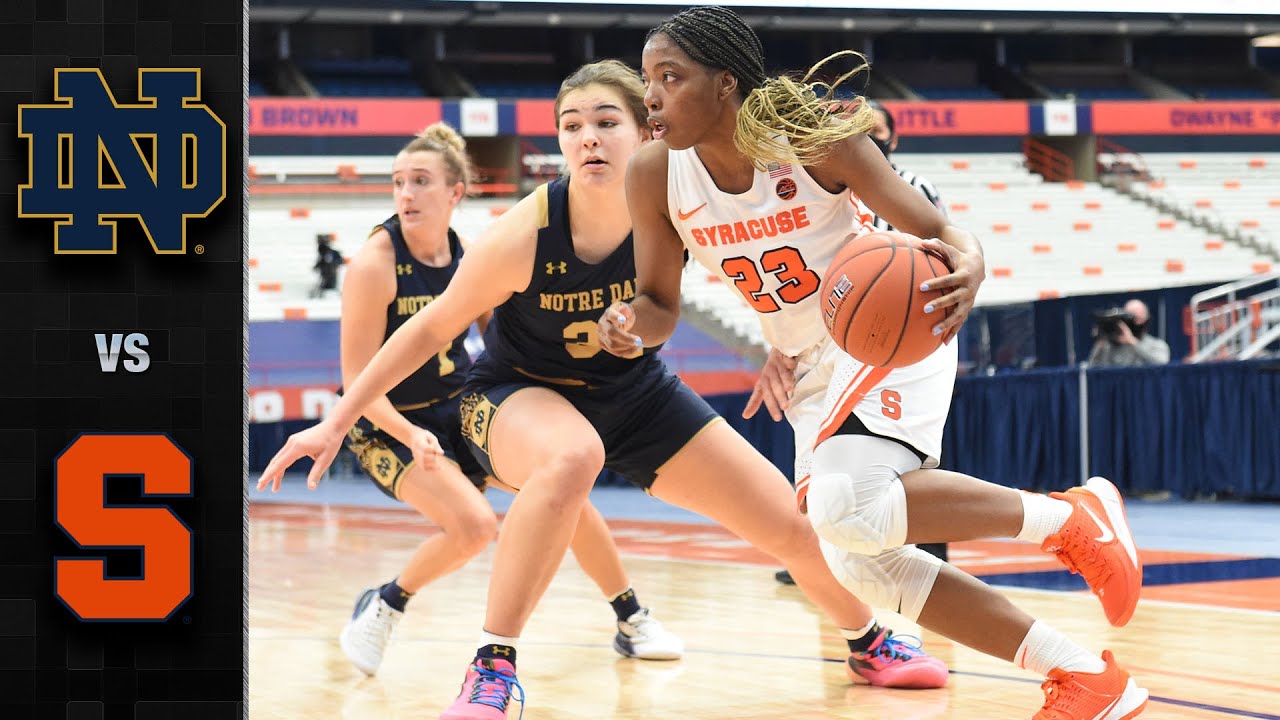 Notre dame vs syracuse basketball