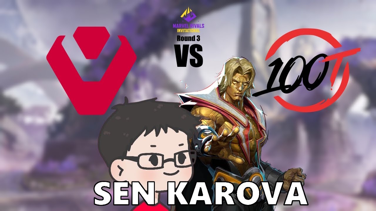 SEN Karova Adam Warlock POV | SEN vs 100T | Marvel Rivals Invitational #2 NA | Round 3 | Map 3