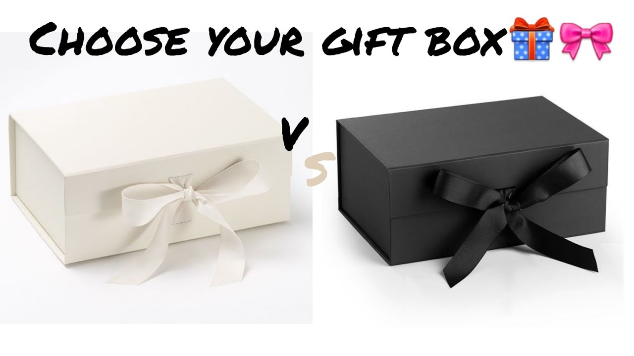 Choose your gift box challenge | blackvswhite |giftboxchallenge |