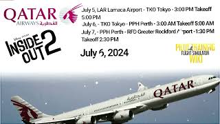 Roblox Pilot Training Flight Simulator Qatar Inside Out 2