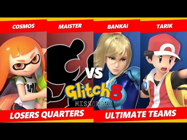 Glitch 8 SSBU - Bankai & Tarik Vs. Cosmos & Maister - Smash Ultimate Tournament Losers Quarters