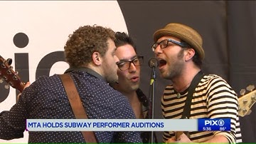 Musicians from across the world audition to perform in NYC subway