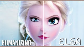 Celebrity Humanizing DISNEY princess ELSA [Glow up] - ELSA in real life-art Net Worth