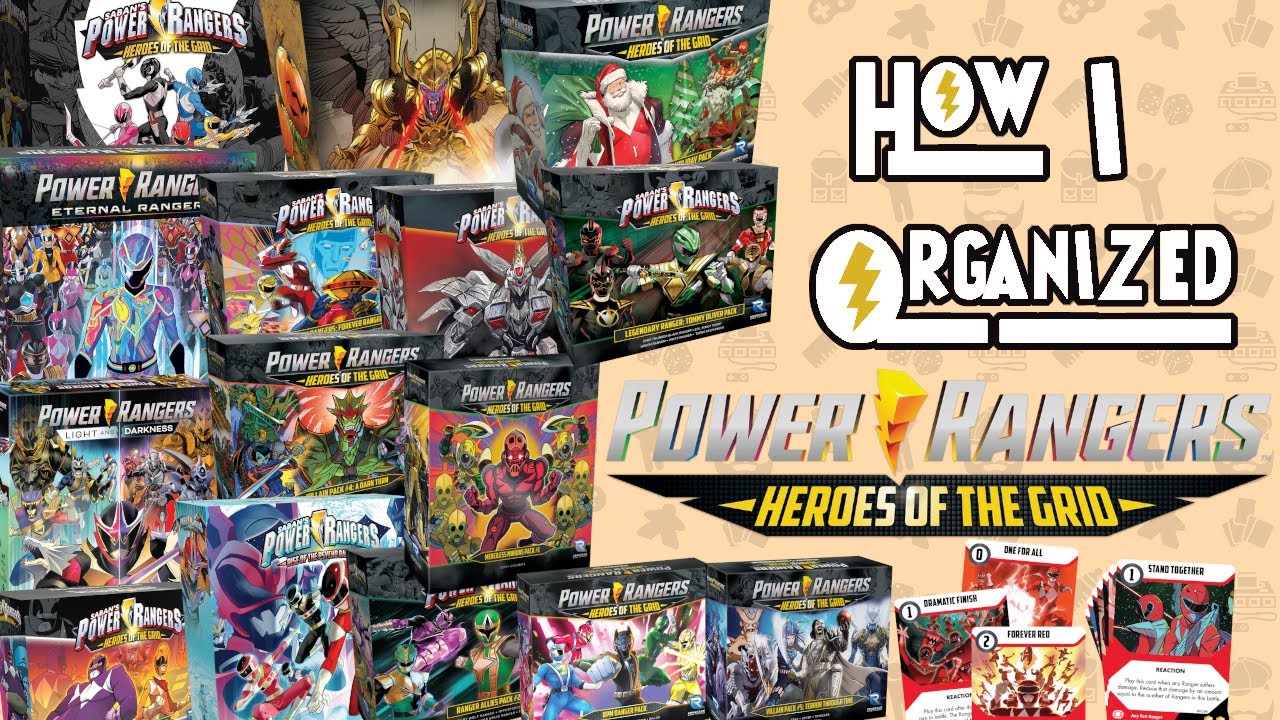 power rangers heroes of the grid card sleeves Ryker You put your cards in it Buy Power Rangers: Heroes of