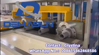 PP pipe belling machine Offline Square type Plastic Pipe socketing machine for short pipe