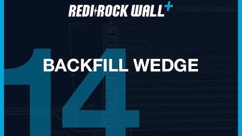 Backfill Wedge: Redi-Rock Wall+ Retaining Wall Design Software