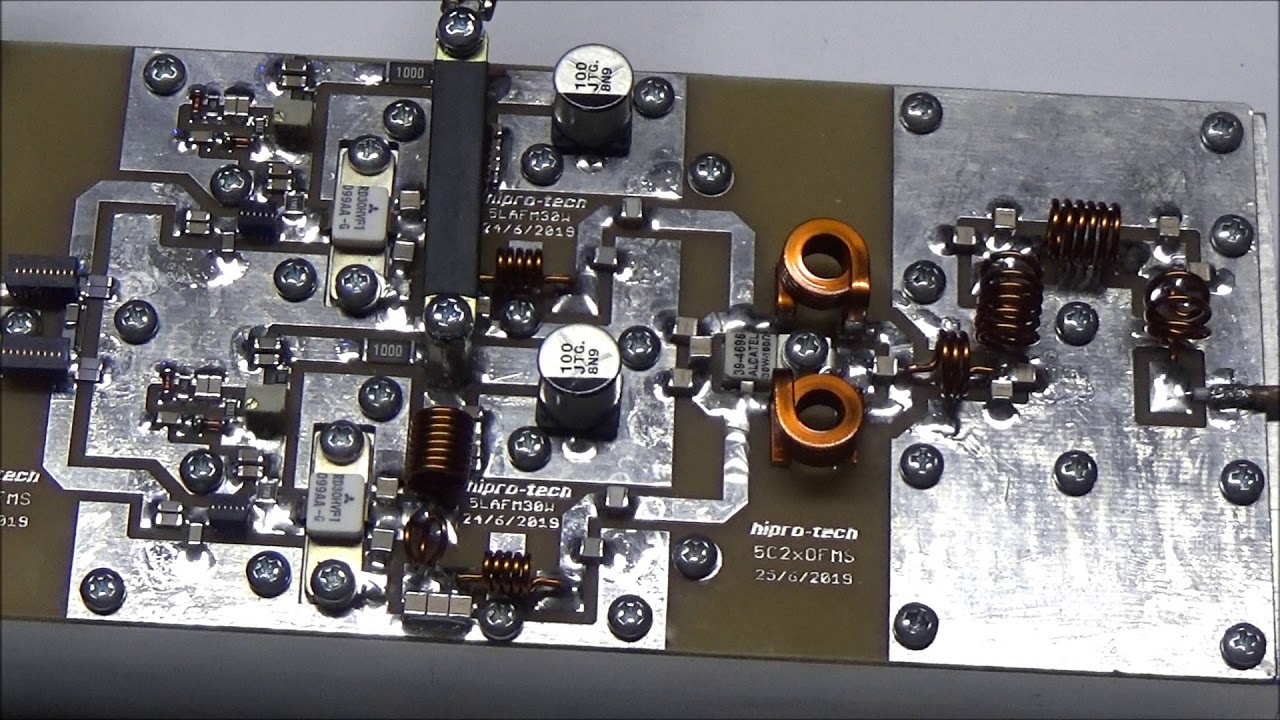 RD30HVF1 - TWO of them Coupled for FM Band by hipro-tech. - YouTube