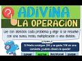 ADIVINA LA OPERACIÓN EN LOS PROBLEMAS #operacionesbasicas #problemasmatemáticos #matemática