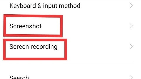 realme c11 screen recorder and screenshot settings
