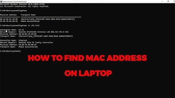 How to find mac address on laptop (Easy Method)