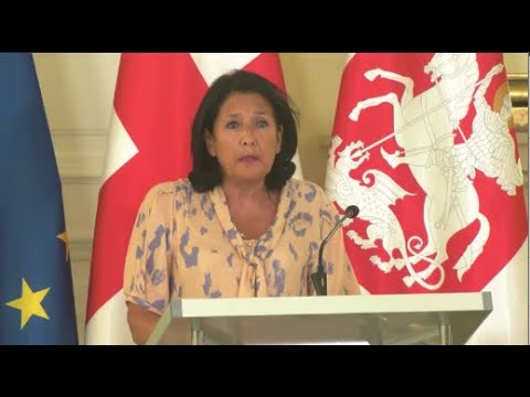 სალომე ზურაბიშვილის საგანგებო ბრიფინგი