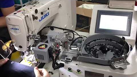 Máy đính cúc tự động điện tử Juki 1900ss giá tốt tại cty /Máy may chí hải - LH 0939.843.160 Mr.Hải