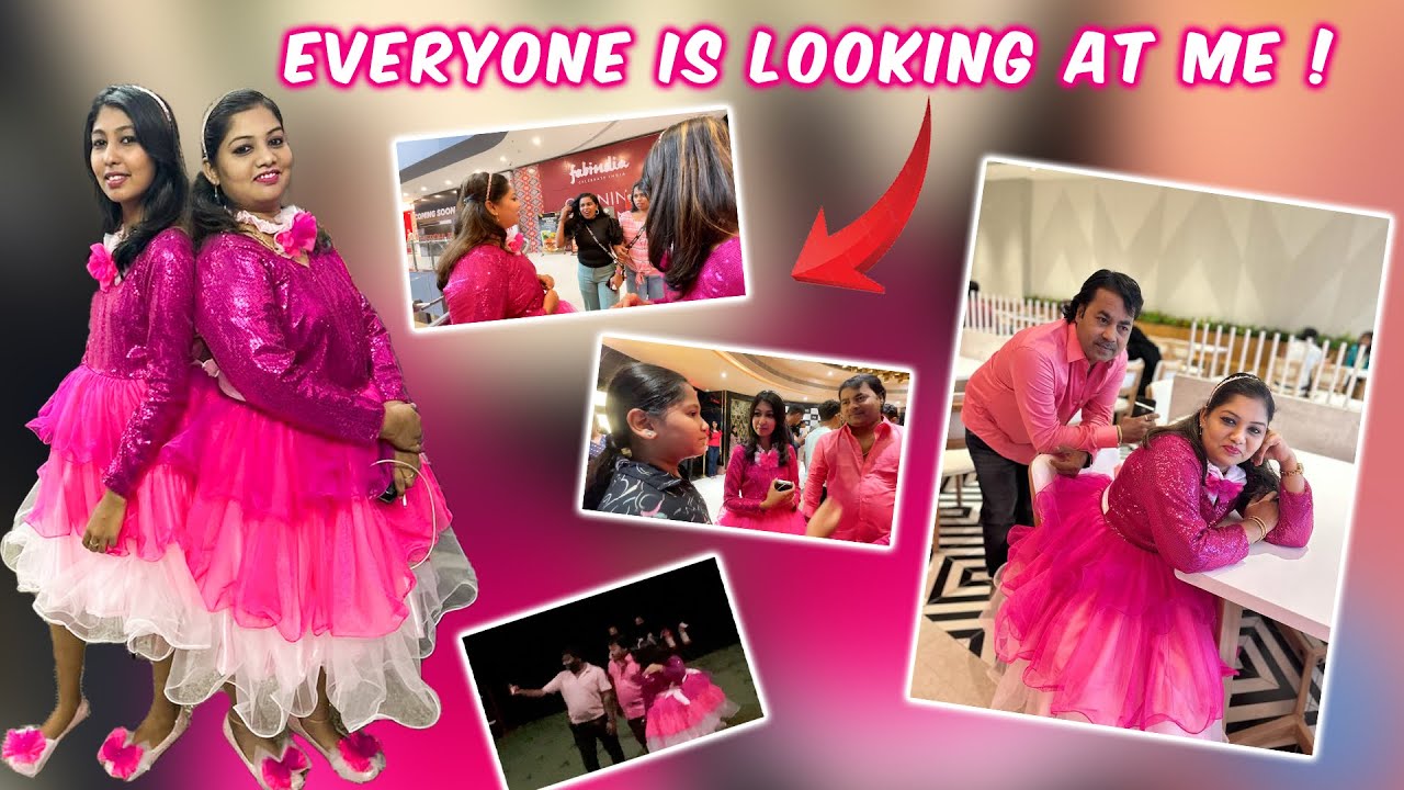 Unexpected shock😱barbie dress la Babyma & Mona public Reaction🤣