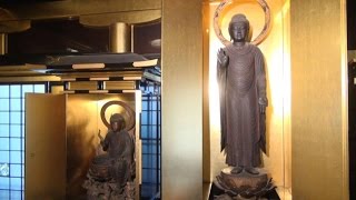 仏像シリーズ　釈迦如来立像と阿弥陀如来坐像　名古屋市・栄国寺