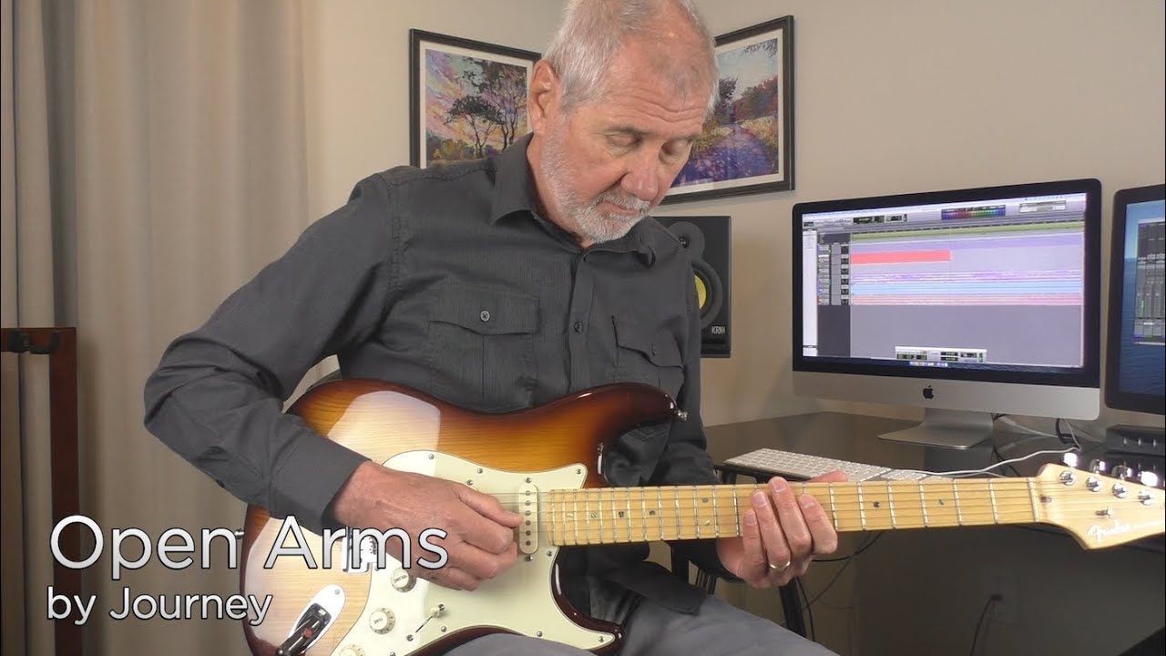 Open Arms Journey Guitar Instrumental Cover YouTube