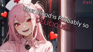 Cute Nurse Turns Out to Be a Hungry Vampire ASMR [F4A] [Shy] [Flirty]