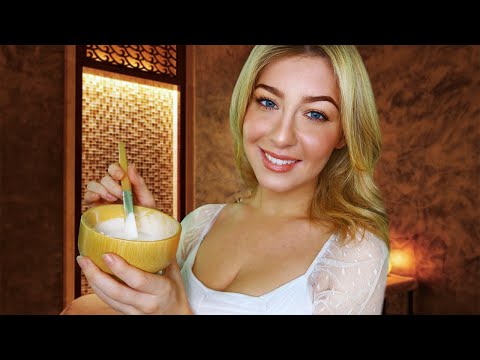 ASMR Giving You A FIRST CLASS FACIAL! | Spa Treatment Roleplay