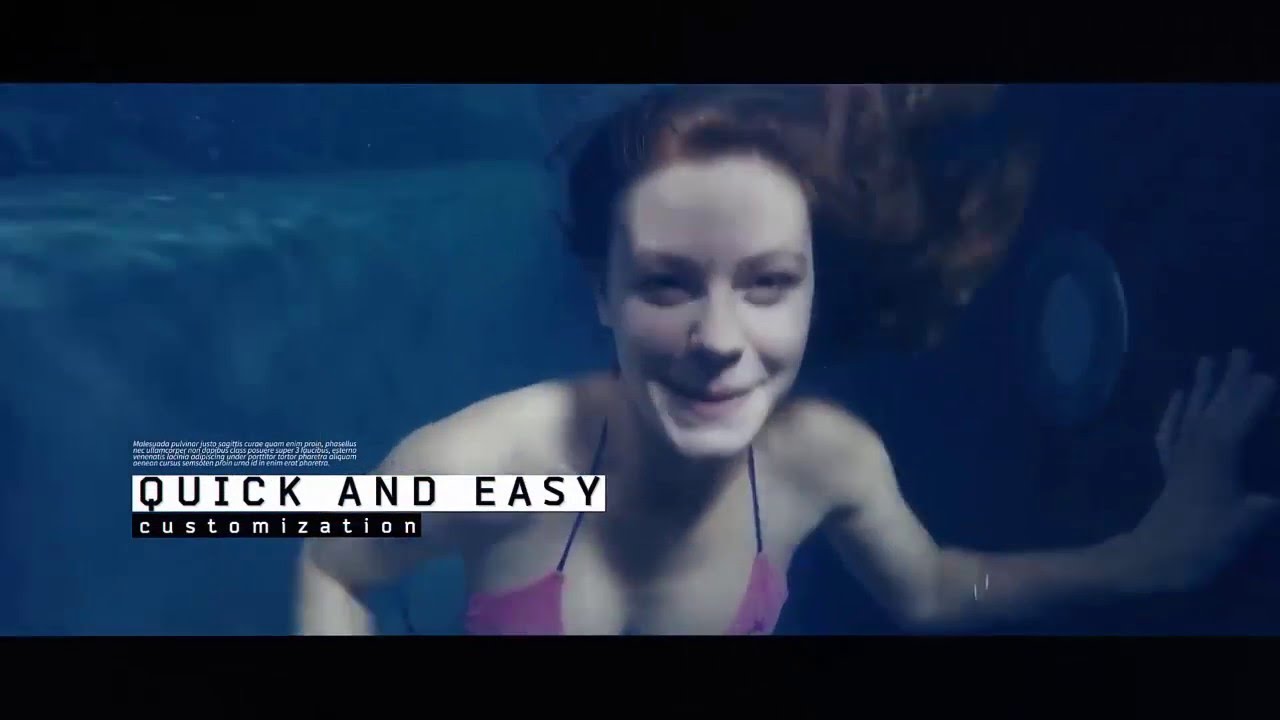 After Effects template and Epic Music