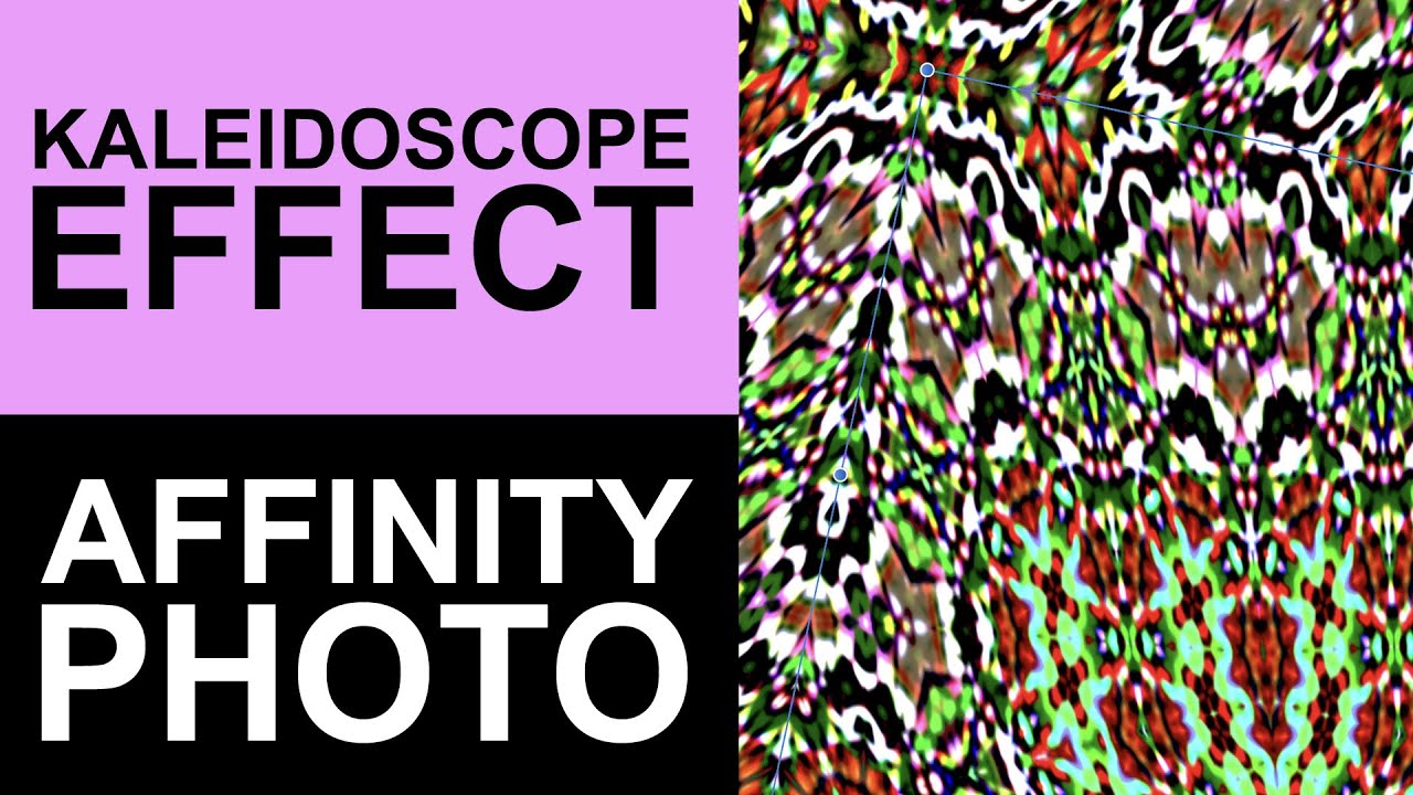 Kaleidoscope Effect In Affinity Photo | Affine Patterns | How To ...