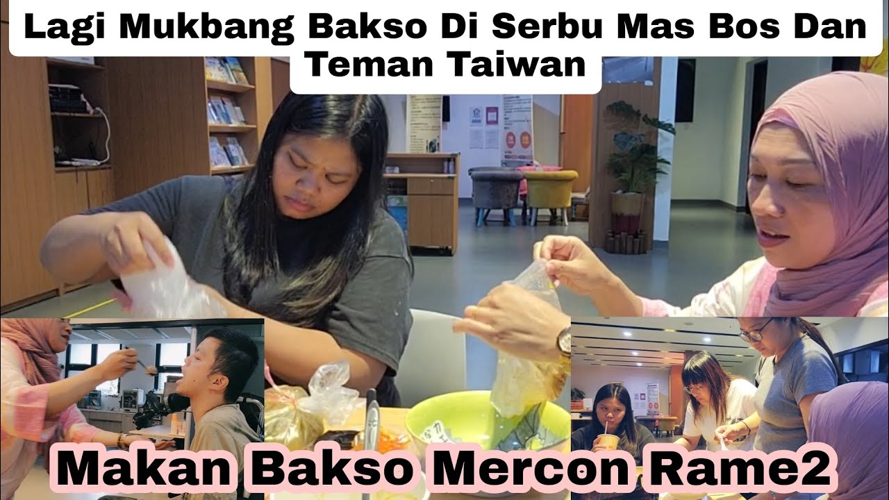 Makan Bakso Mercon Rame2 Bareng Mas Bos Dan Teman Taiwan ⁉️Kok Doyan Ternyata 