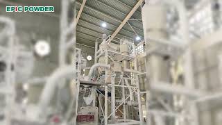 Ground Calcium Carbonate Production Line, D97 8 Mciron Powder, Ball Mill with Air Classifier