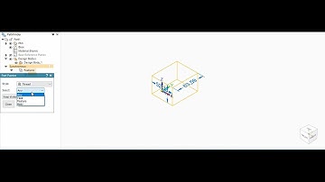 SIMPLE CUBE IN SOLID EDGE