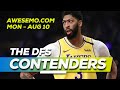 NBA DFS Picks - ConTENders - Mon 8/10 - DraftKings FanDuel SuperDraft Awesemo